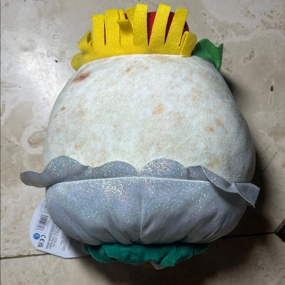 Squishmallows Cute Plush Burrito / Avocado Flip
